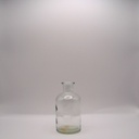Vase transparent bouteille de rhum 