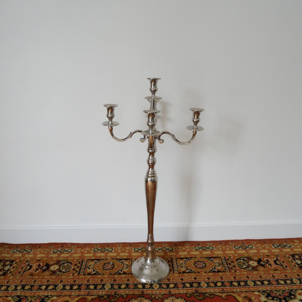 Grand chandelier argent