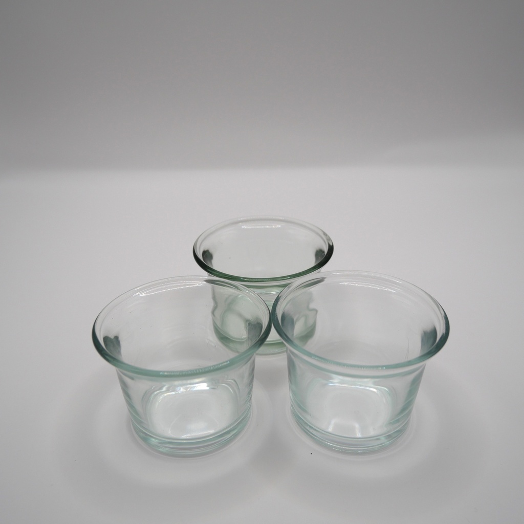 Petit photophore transparent 