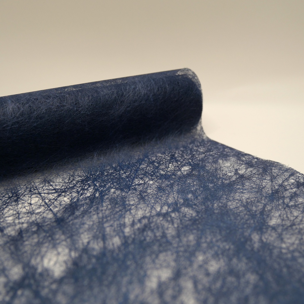 chemin de table bleu marine