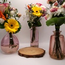 Centre de table : petit rondin de bois 