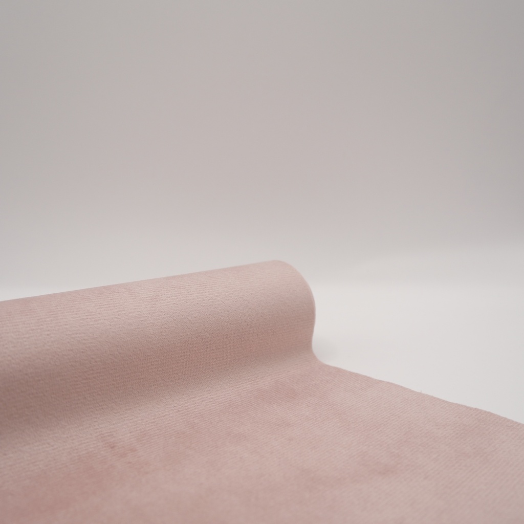 chemin de table rose velours