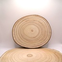 Centre de table : moyen rondin de bois 
