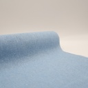 chemin de table bleu clair lin