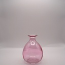 Vase rose bombé
