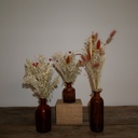 Trio vases terracotta