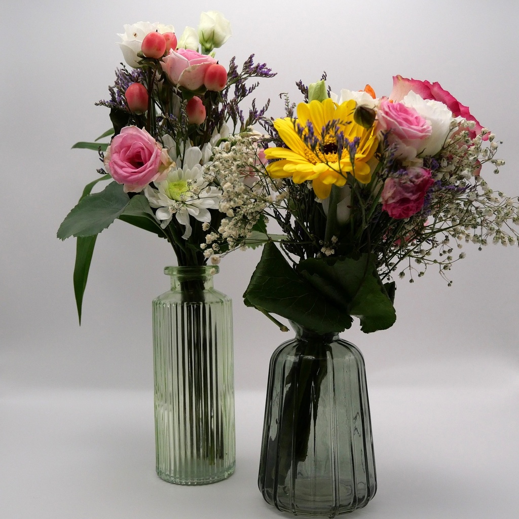 Duo de vases Verts