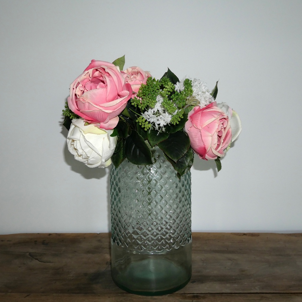 Grand vase texturé