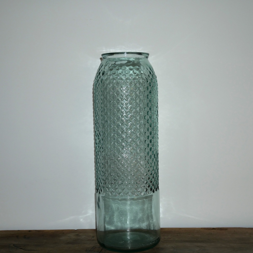 Long vase texturé