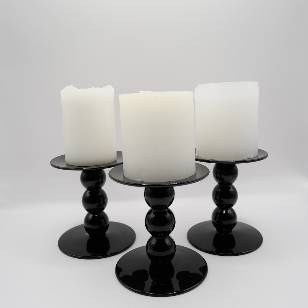 Bougeoir noir