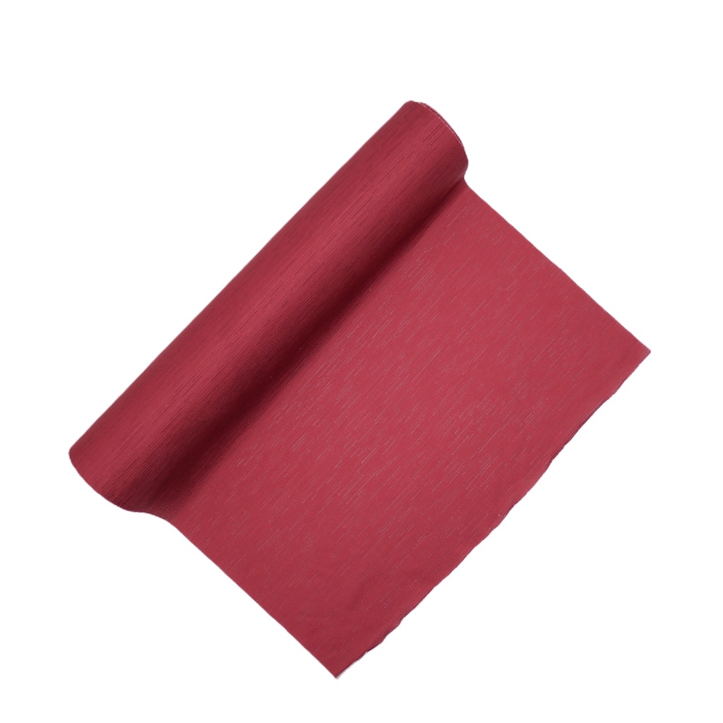 Chemin de table terracotta foncé