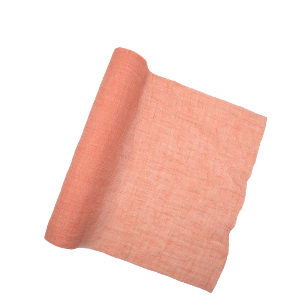 Chemin de table rose saumon