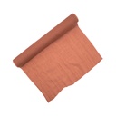 Chemin de table mousseline vieux rose