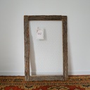 Cadre écorce - grillage