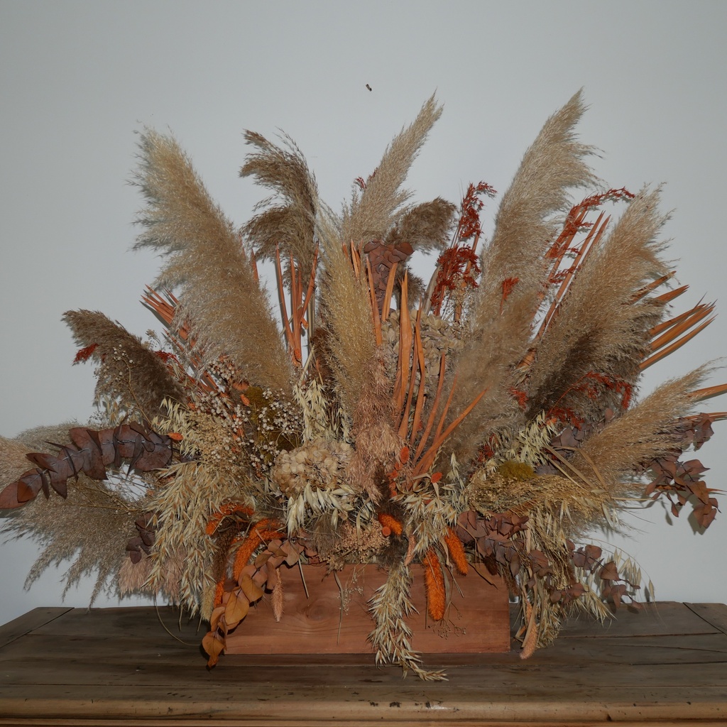 Composition fleurs séchées G